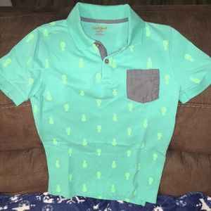 Cat & Jack Boys PINEAPPLE 🍍 polo 👕